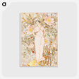 アートポストカード-Elegant Floral
 - ボストン公共図書館 Postcard.