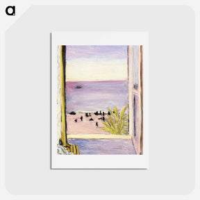 アートポストカード-The Open Window - アンリ マティス Postcard.