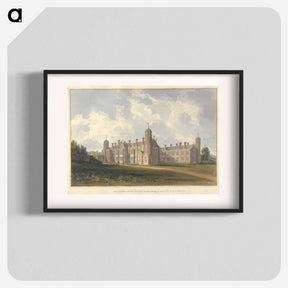 アートポスター-North West View of Cobham hall, Kent, the Seat of the Right honourable the Earl of Darnley
 - イェール大学アートギャラリー Poster.