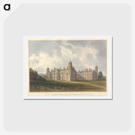 アートポストカード-North West View of Cobham hall, Kent, the Seat of the Right honourable the Earl of Darnley
 - イェール大学アートギャラリー Postcard.