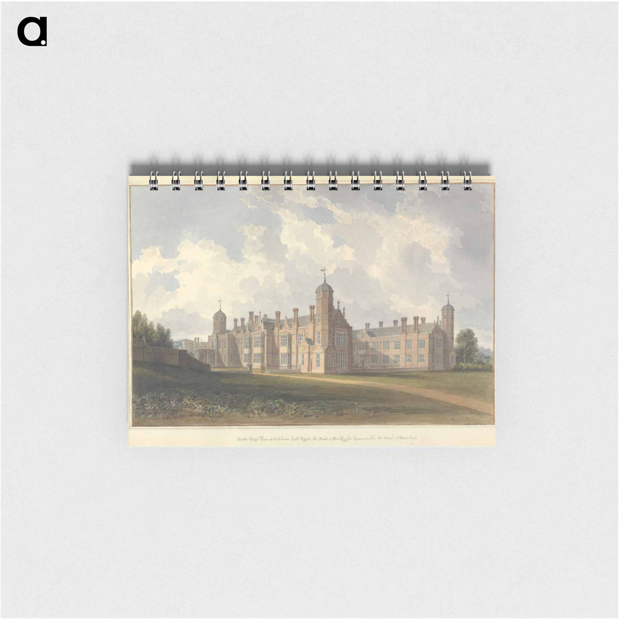 アートメモ帳-North West View of Cobham hall, Kent, the Seat of the Right honourable the Earl of Darnley
 - イェール大学アートギャラリー Memo.