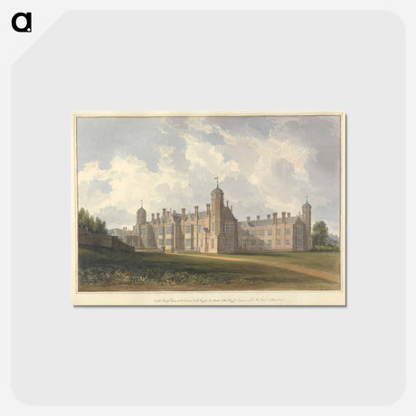 アートポストカード-North West View of Cobham hall, Kent, the Seat of the Right honourable the Earl of Darnley
 - イェール大学アートギャラリー Postcard.