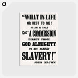 アートポストカード-Commission Direct from God Almighty
 - ボストン公共図書館 Postcard.