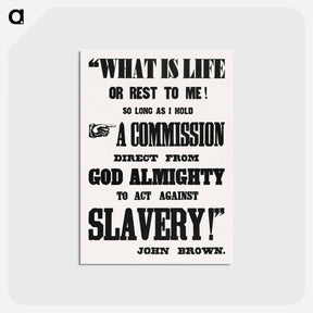 アートポストカード-Commission Direct from God Almighty
 - ボストン公共図書館 Postcard.