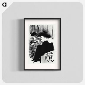 アートポスター-Le Café-concert: Une Spectatrice
 - クリーブランド美術館 Poster.
