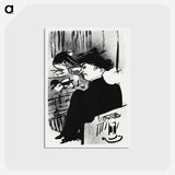 アートポストカード-Le Café-concert: Une Spectatrice
 - クリーブランド美術館 Postcard.