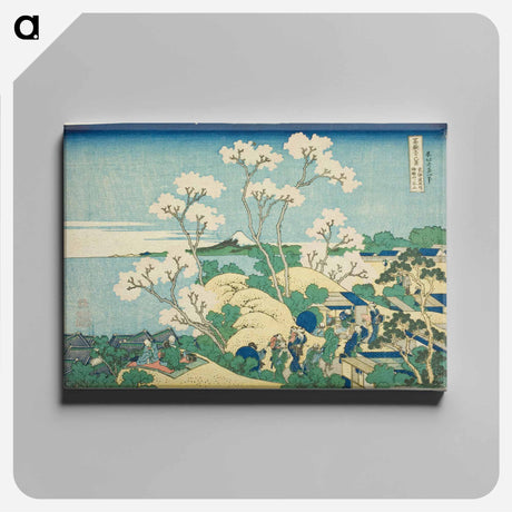 アートパネル-Goten Hill at Shinagawa on the Tokaido - 葛飾 北斎 Canvas.