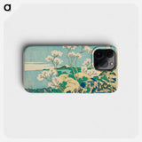 Goten Hill at Shinagawa on the Tokaido - 葛飾 北斎 Phone Case.