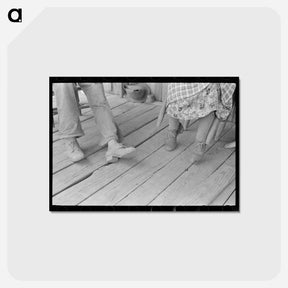 アートポストカード-Sharecropper's Feet
 - ラッセル リー Postcard.