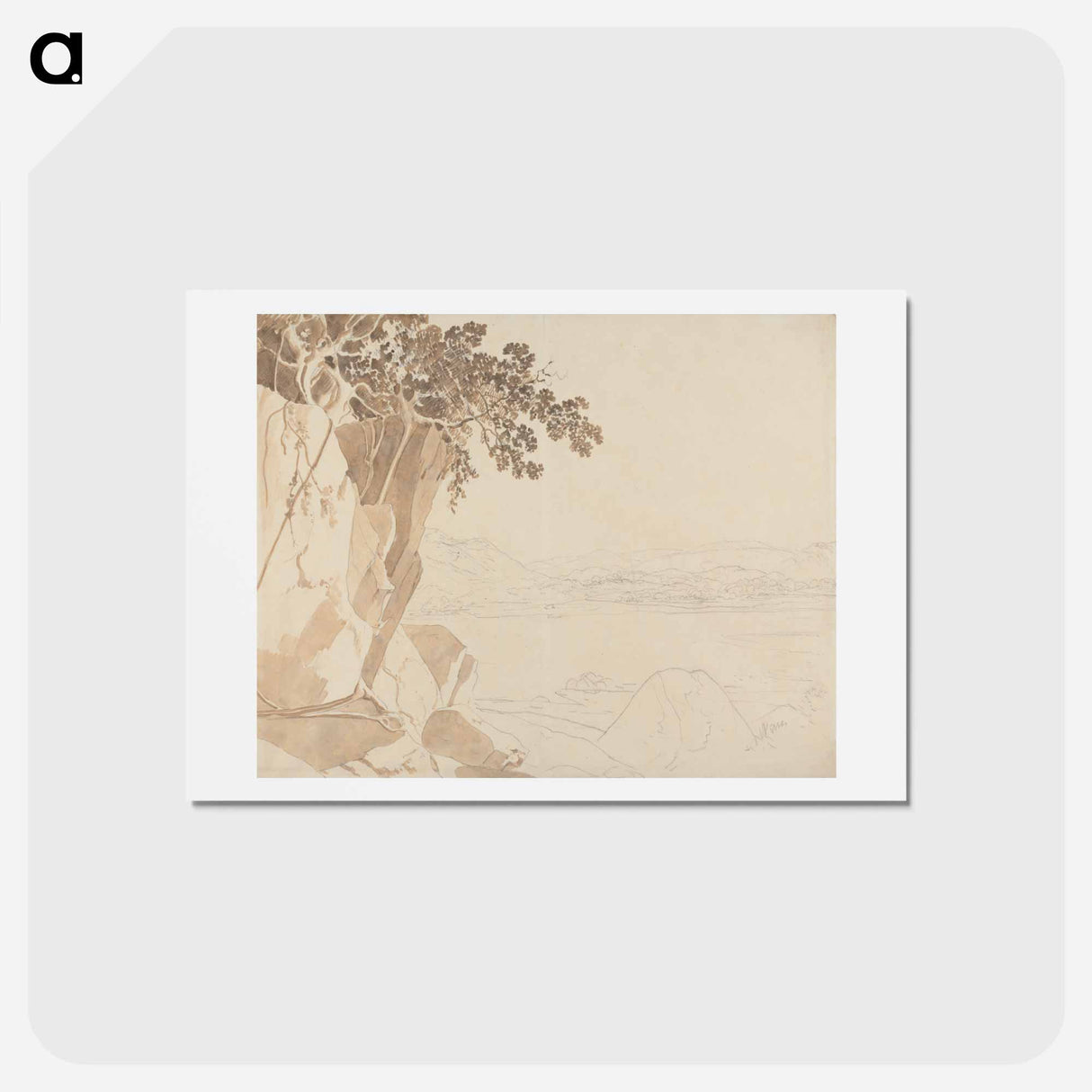 アートポストカード-Near Sita Coonde
 - イェール大学アートギャラリー Postcard.