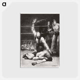 アートポストカード-Counted Out, Second Stone
 - ボストン公共図書館 Postcard.