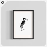 アートポスター-Greater Adjutant
 - 大英図書館 Poster.