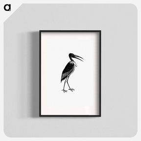 アートポスター-Greater Adjutant
 - 大英図書館 Poster.