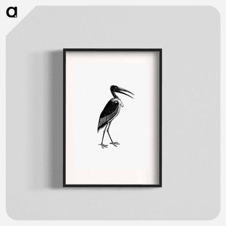 アートポスター-Greater Adjutant
 - 大英図書館 Poster.