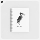 アートメモ帳-Greater Adjutant
 - 大英図書館 Memo.