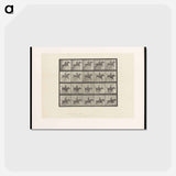 アートポストカード-Jumping the Hurdle
 - エドワード マイブリッジ Postcard.