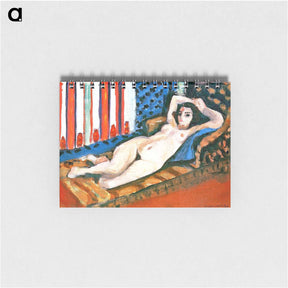 アートメモ帳-Nude on a Red Couch - アンリ マティス Memo.