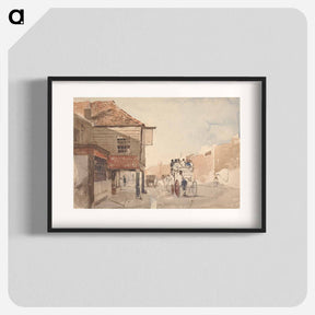 アートポスター-The 'Royal' Coach Outside the White Lion Inn
 - イェール大学アートギャラリー Poster.