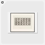 アートポストカード-Baboon Walking
 - エドワード マイブリッジ Postcard.