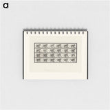 アートメモ帳-Baboon Walking
 - エドワード マイブリッジ Memo.