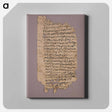 アートパネル-Papyrus Fragment
 - セントルイス美術館 Canvas.