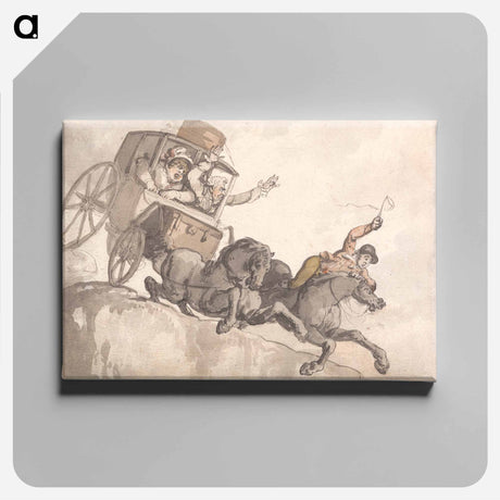 アートパネル-The Runaway Coach
 - イェール大学アートギャラリー Canvas.