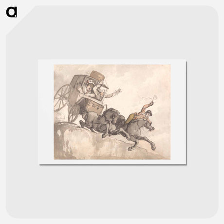アートポストカード-The Runaway Coach
 - イェール大学アートギャラリー Postcard.