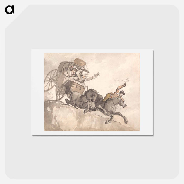 アートポストカード-The Runaway Coach
 - イェール大学アートギャラリー Postcard.