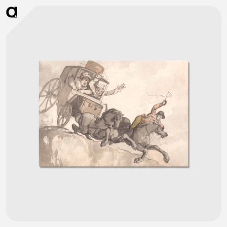 アートポストカード-The Runaway Coach
 - イェール大学アートギャラリー Postcard.