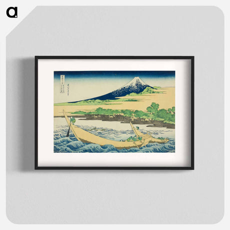 アートポスター-Tagonoura Bay near Ejiri on the Tōkaidō - 葛飾 北斎 Poster.