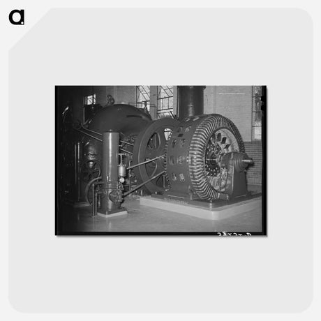アートポストカード-Municipal Power Plant
 - ラッセル リー Postcard.
