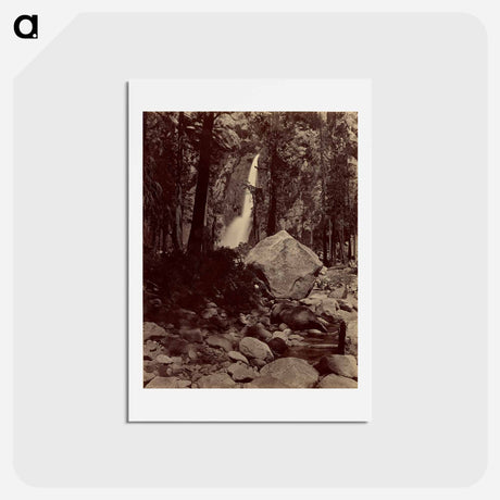 アートポストカード-Lower Yo-Semite Fall
 - エドワード マイブリッジ Postcard.
