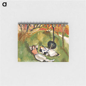 アートメモ帳-Two Figures Reclining in a Landscape - アンリ マティス Memo.