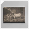 アートパネル-Improved British Cattle: Holderness Cow
 - イェール大学アートギャラリー Canvas.