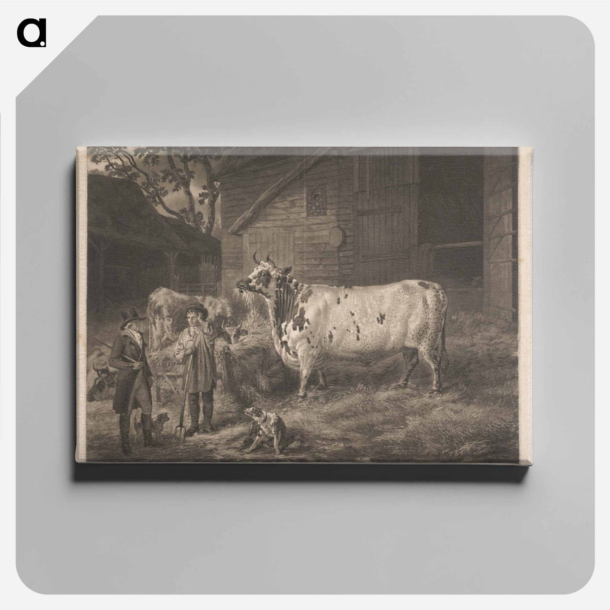 アートパネル-Improved British Cattle: Holderness Cow
 - イェール大学アートギャラリー Canvas.