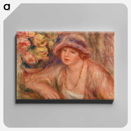 アートパネル-Woman Leaning
 - バーンズ・コレクション Canvas.
