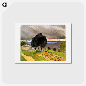 アートポストカード-Landscape of the Midi, Before the Storm - アンリ マティス Postcard.