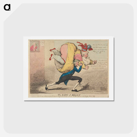 アートポストカード-The Rape of Helen
 - イェール大学アートギャラリー Postcard.