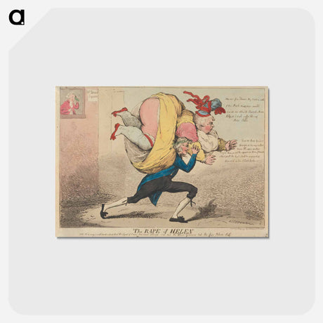 アートポストカード-The Rape of Helen
 - イェール大学アートギャラリー Postcard.