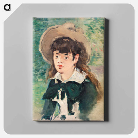 アートパネル-Young Girl on a Bench
 - バーンズ・コレクション Canvas.