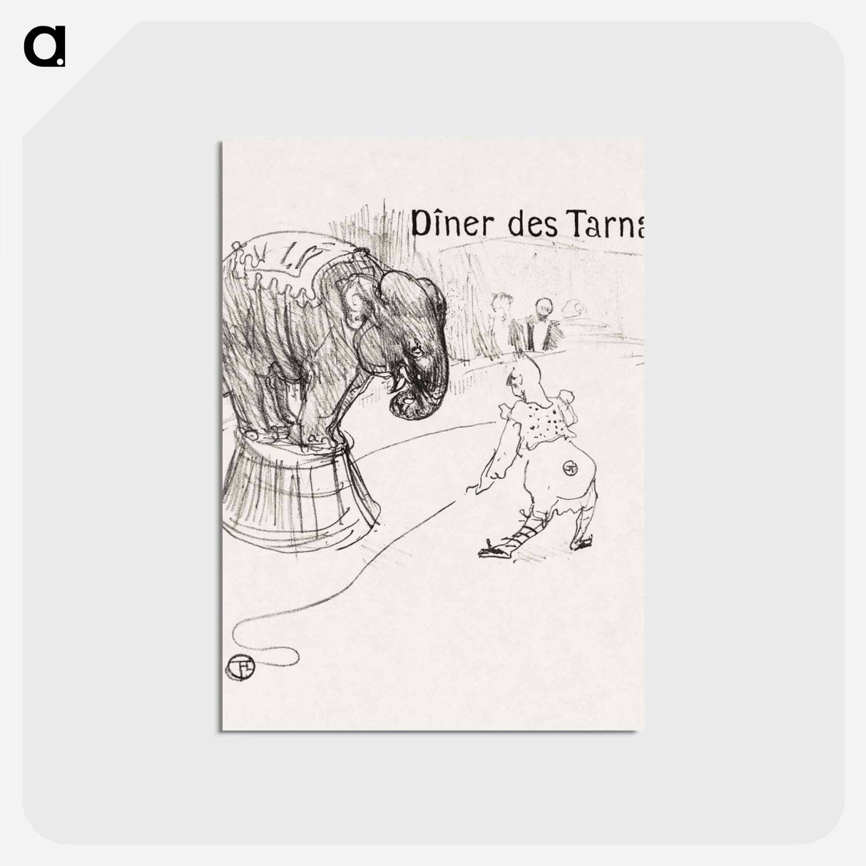 アートポストカード-Dinner Tarnais
 - クリーブランド美術館 Postcard.