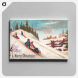 アートパネル-Merry Christmas Card
 - ボストン公共図書館 Canvas.