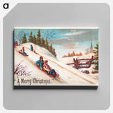 アートパネル-Merry Christmas Card
 - ボストン公共図書館 Canvas.