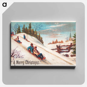 アートパネル-Merry Christmas Card
 - ボストン公共図書館 Canvas.
