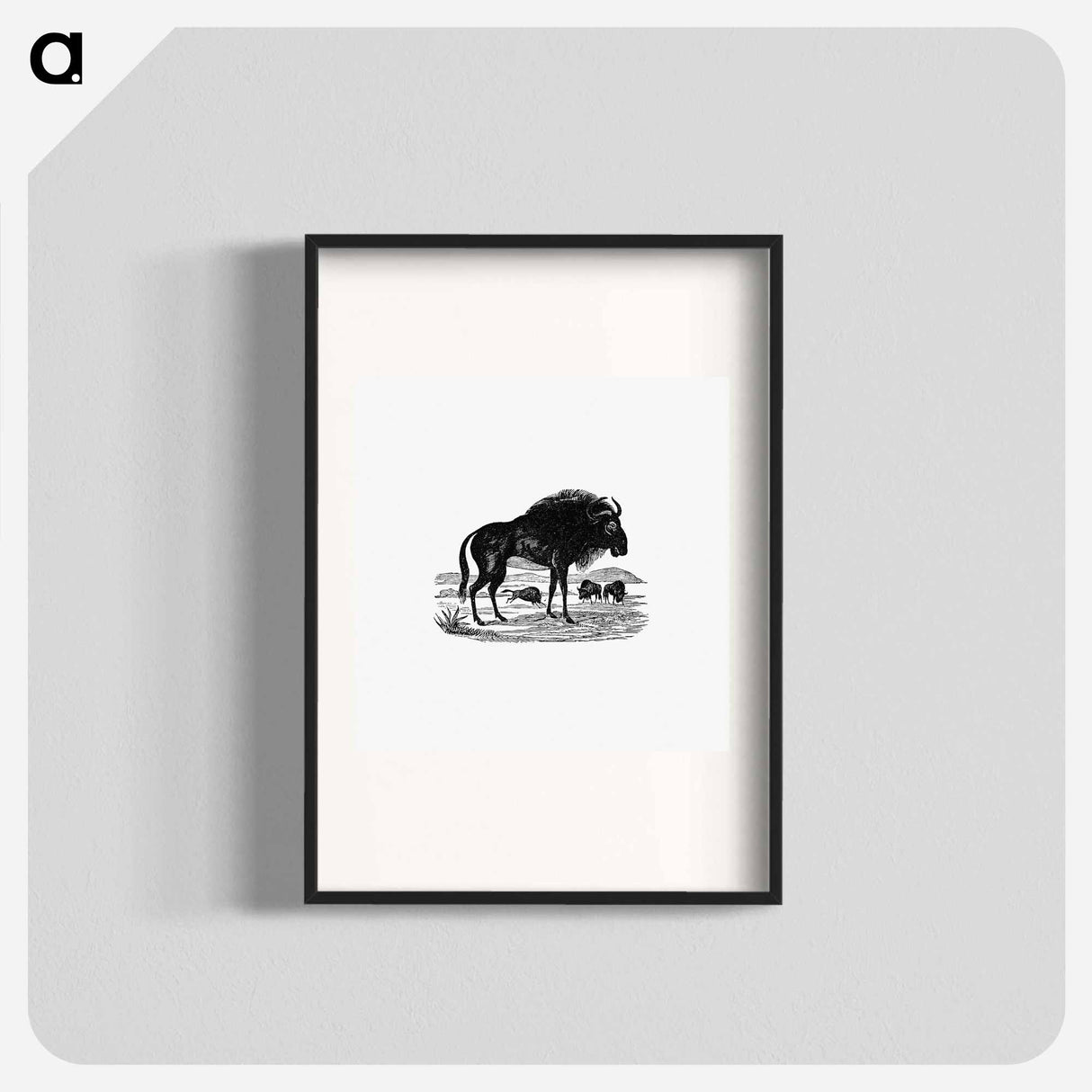 アートポスター-Wildebeest
 - 大英図書館 Poster.