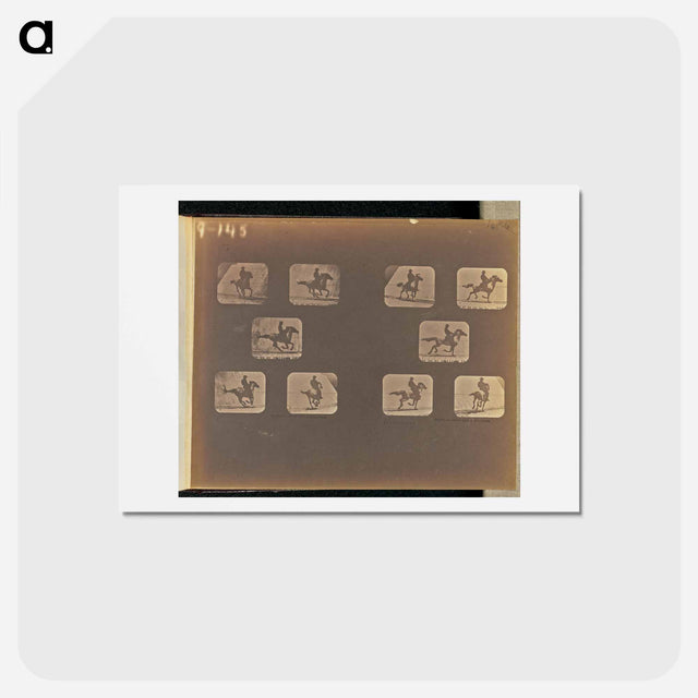 アートポストカード-Running
 - エドワード マイブリッジ Postcard.