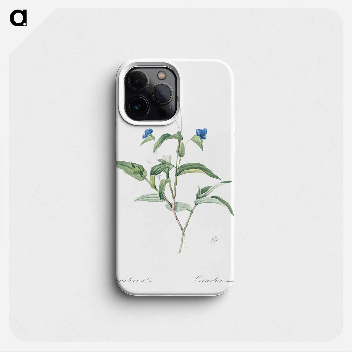 Blue spiderwort illustration - ピエール ジョゼフ ルドゥーテ Phone Case.