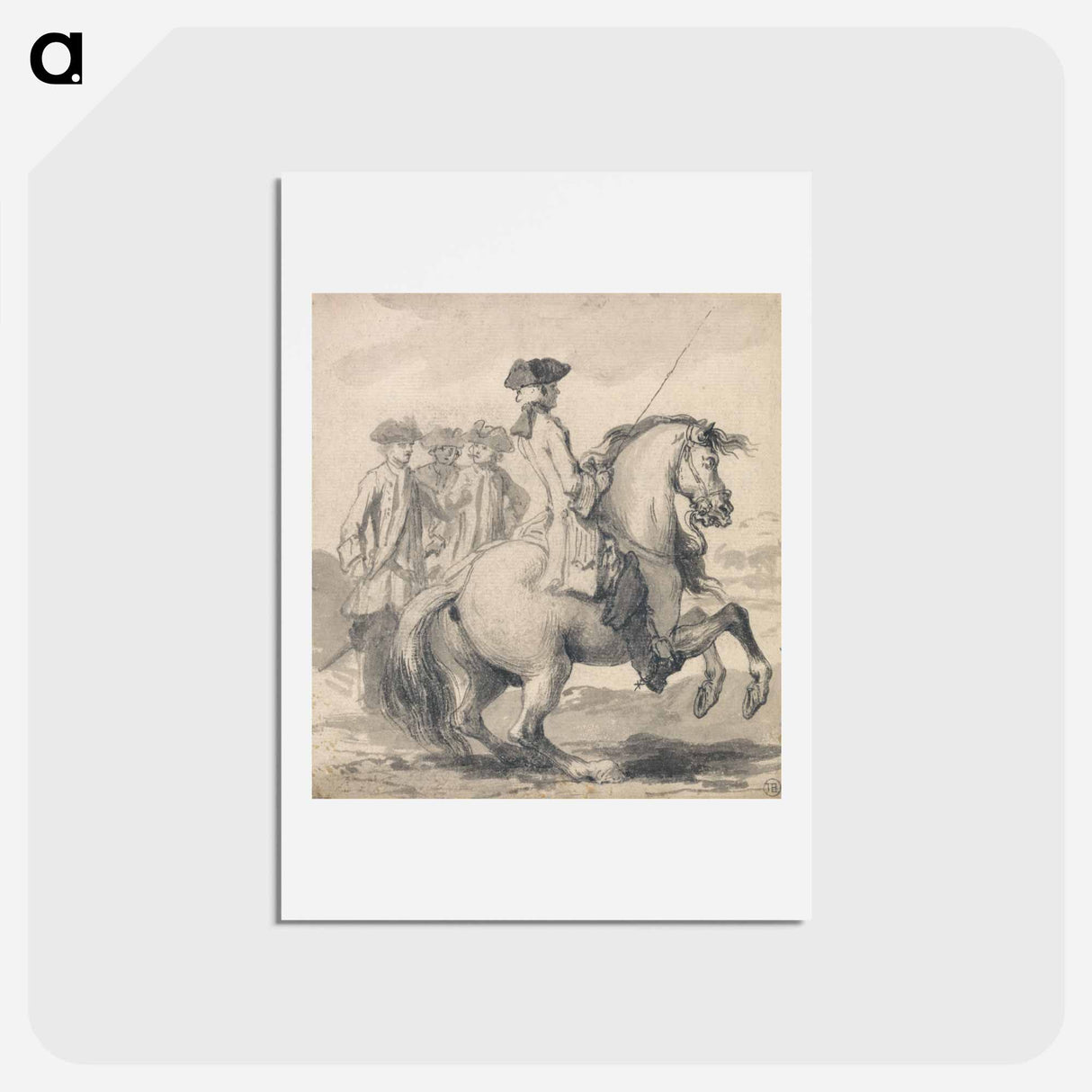 アートポストカード-The Manege-Gallop with the right leg
 - イェール大学アートギャラリー Postcard.