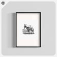 アートポスター-Hartebeest from Adventures in the far interior of South Africa
 - 大英図書館 Poster.