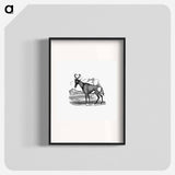 アートポスター-Hartebeest from Adventures in the far interior of South Africa
 - 大英図書館 Poster.